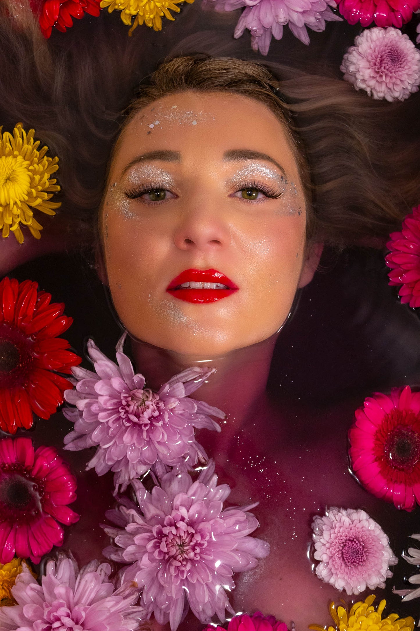 Flower Bath Photo Shoot